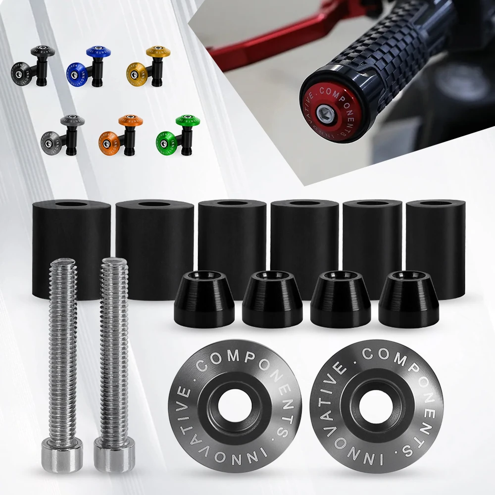 

MT07 MT09 Motorcycle Handle Bar End Handlebar Grips Cap Anti Silder Plug For Yamaha MT-07 MT-09 XSR700 2014-2025 2024 2023 2022