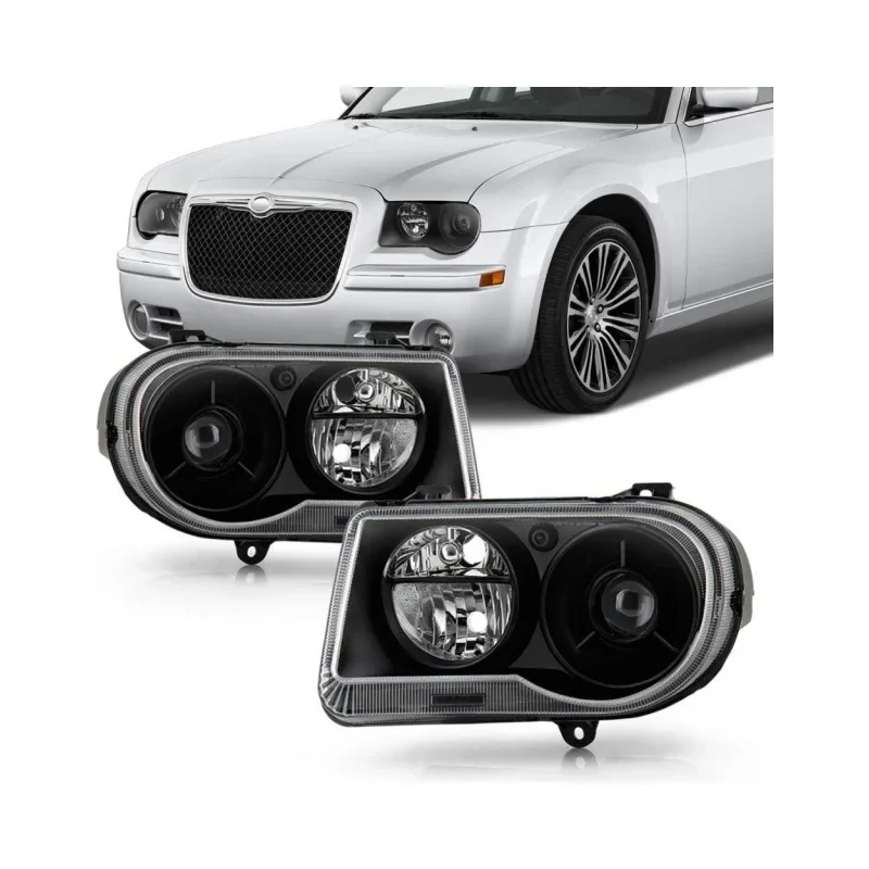 

Headlight Head Light for Chrysler 300 300C 2005 2006 2007 2008 2009 2010