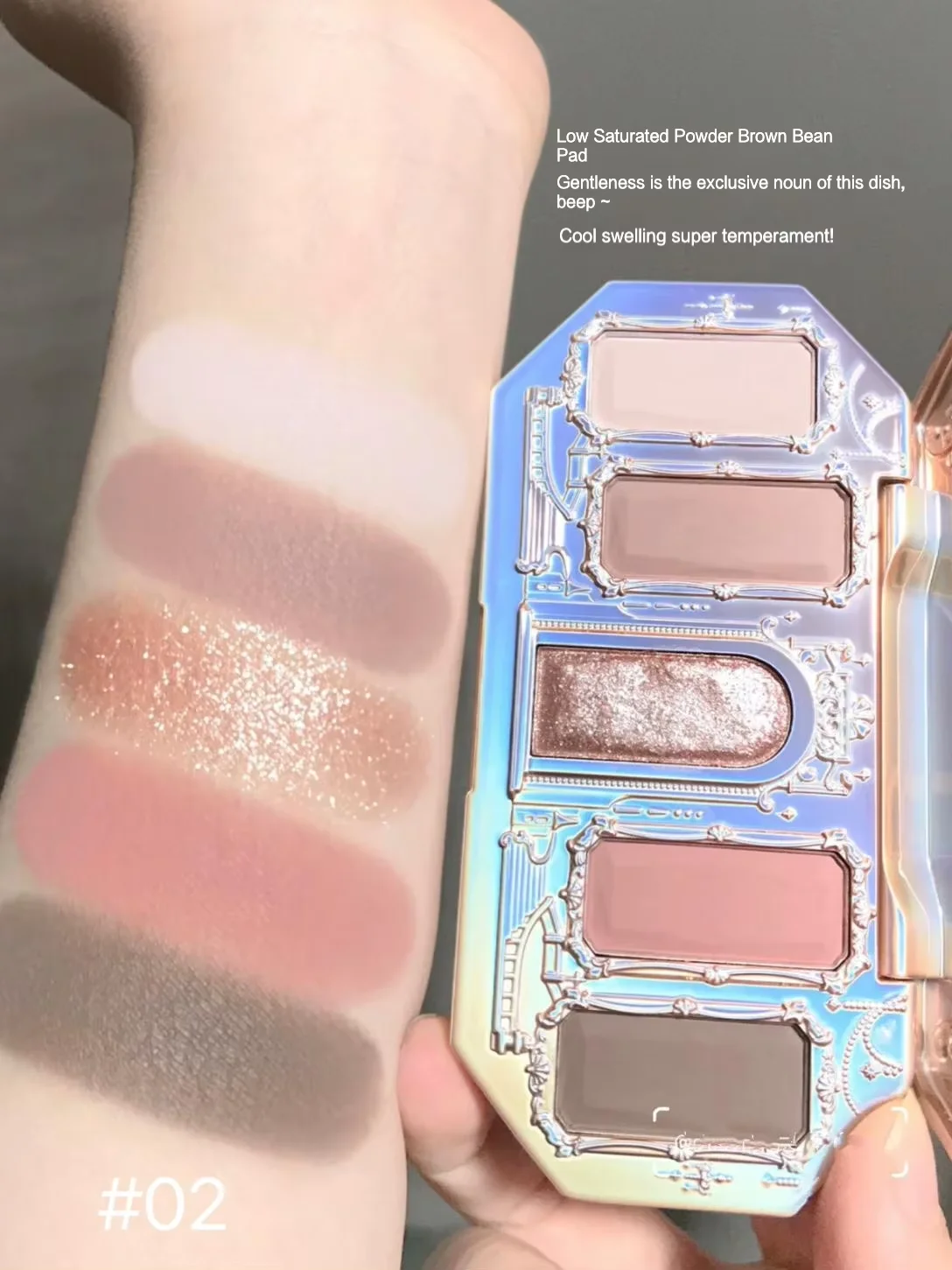 لوحة ظلال عيون من فلاور نوز سويت بير بلاك سوان حورية البحر غير لامعة لامعة الحرباء جمال ظلال العيون زهور تعرف مكياج العين #6