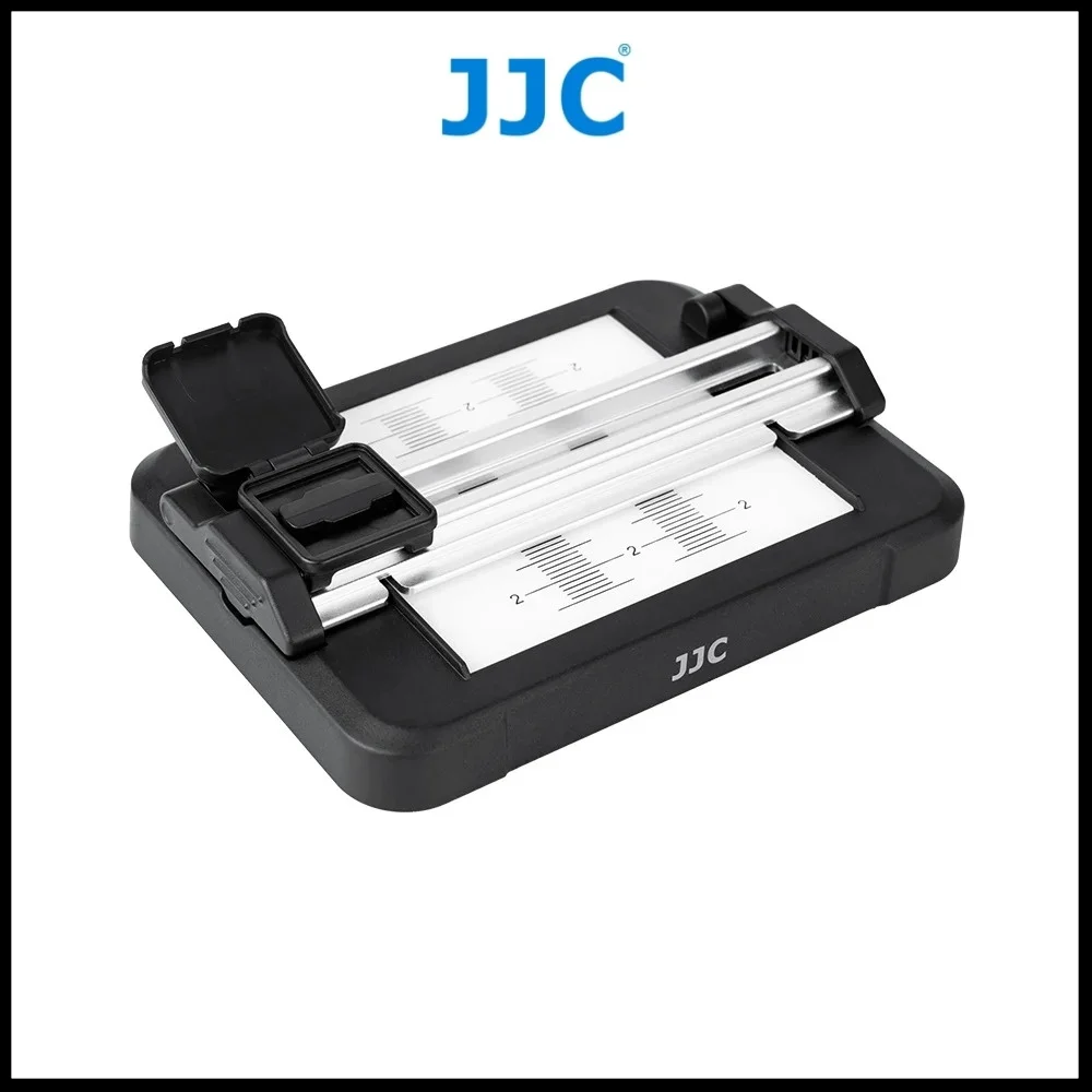 JJC Negative Slide Film Cutter for 35mm 120 Format Film Strip 35mm Film Trimmer with 11-Level Brightness Adjustable Backlight