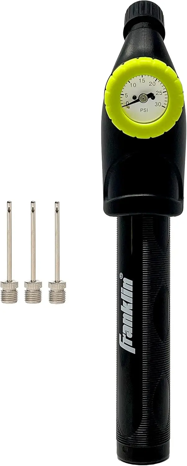 

Multi-Sport Ball Pump with Pressure Gauge & Needle – Hand Pump for Soccer, Basketball, Volleyball