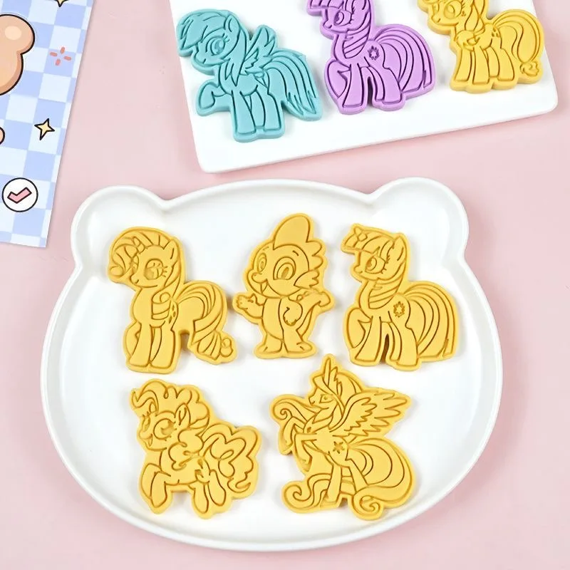 Moldes My Little Pony, Cortador de Galletas de Unicornio Kawaii, Herramientas para Decorar Pasteles de Frutas y Dulces, Accesorios de Repostería, Regalos