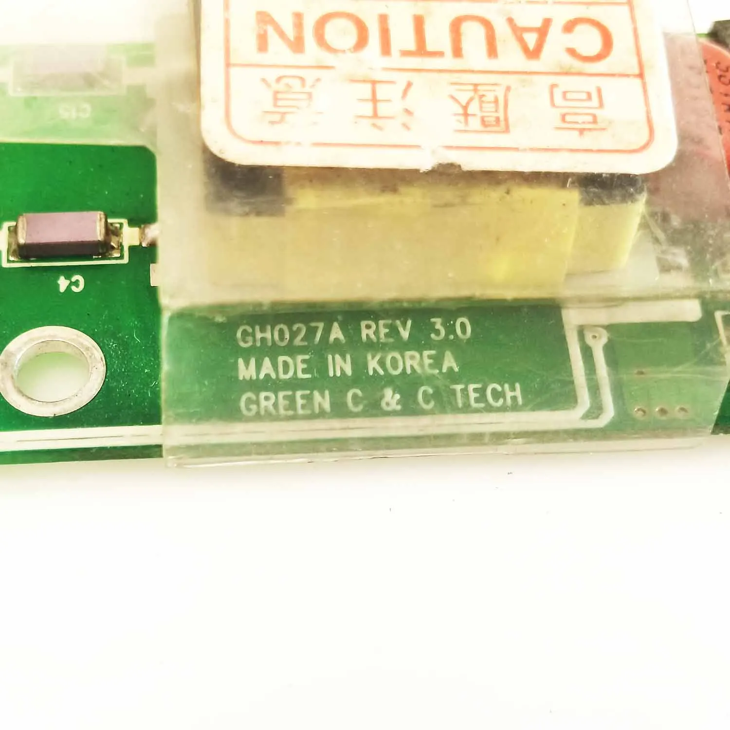 Hoogspanningsbalk Gh027gh027a Rev3.0 Groene C & C Tech WK-2 Omvormer