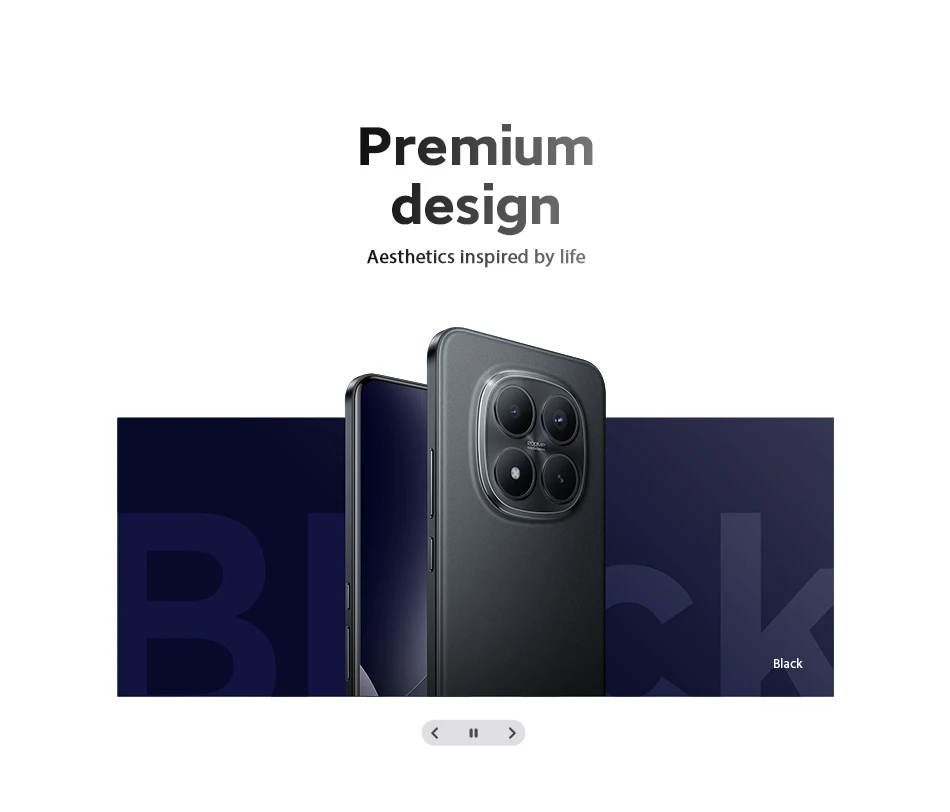 Xiaomi Mobile Phones Redmi Note 15 Pro+ 5G Global Version Snapdragon® 7s Gen 4 NFC 6.83" CrystalRes AMOLED display 6500mAh