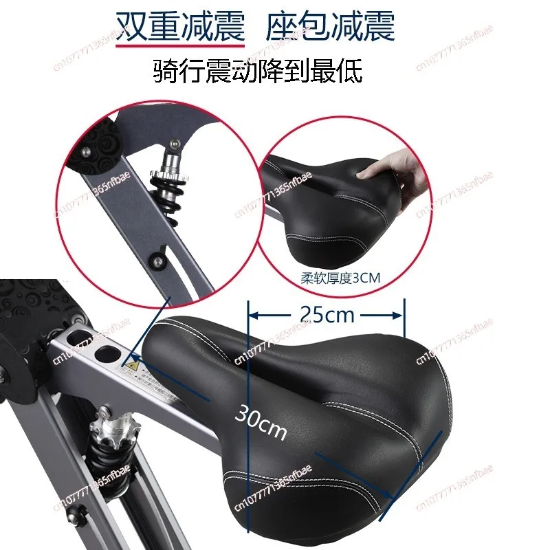 Light Portable Folding Electric Scooter Brushless Motor 3 Wheel Tricycle Aluminum Alloy Lithium Battery