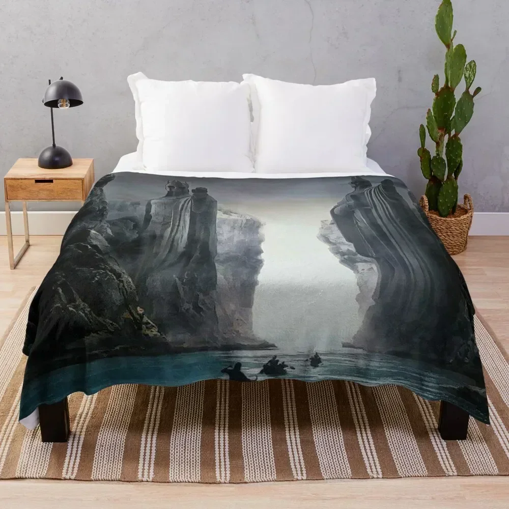 

between high cliff Throw Blanket Soft Sherpa Fleece Warm Blanket for Winter