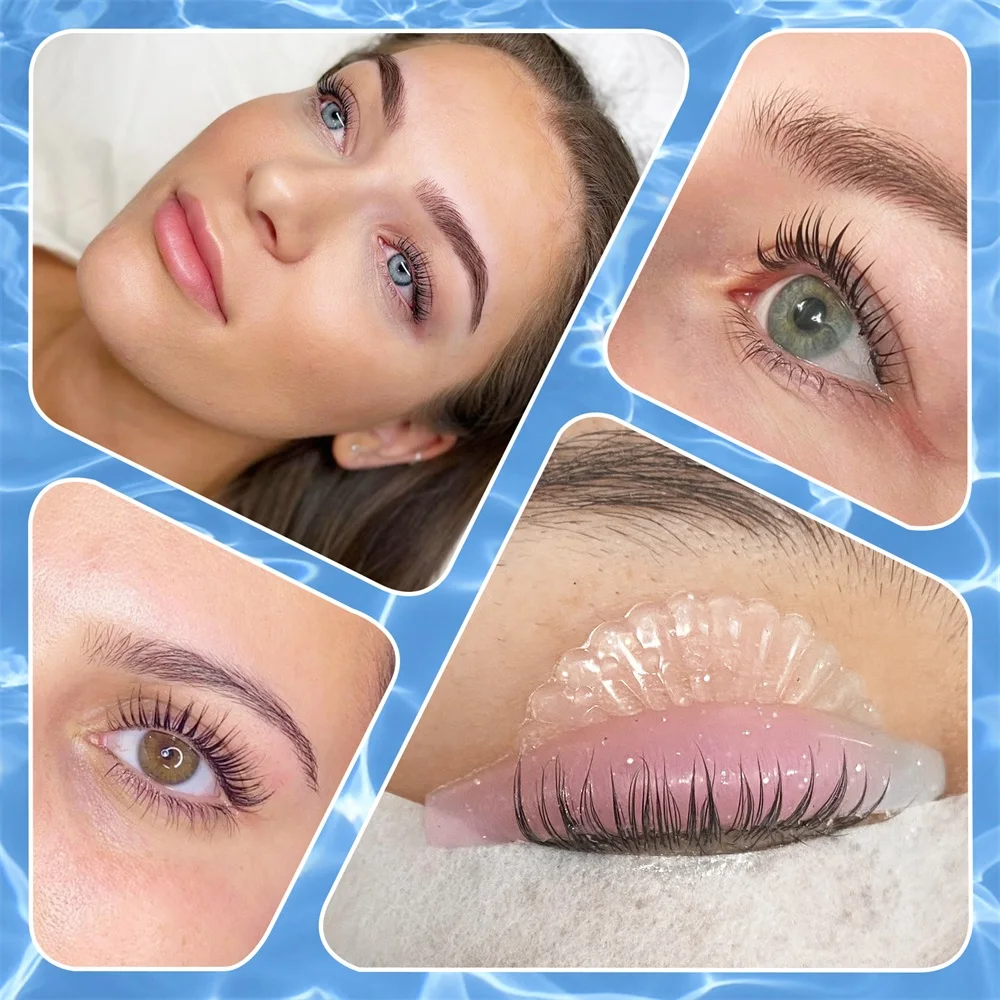 Libeauty 6 pares de silicone cílios suprimentos perm almofada pegajoso lash lift escudo modelador de cílios acessórios maquiagem e ferramentas de beleza