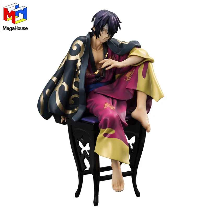 Megahous G.E.M. Series Gintama Shinsuke Takasugi Tsuya Ver. 1/8 Scale ABS PVC Figure Anime Action Model Collectible Toys Gift