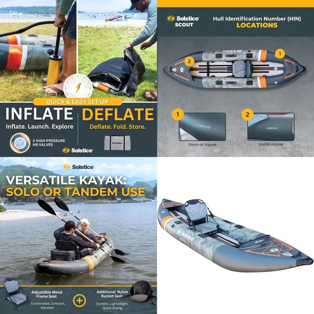 

Портативная и прочная надувная лодка для рыбалки на 2 человек с регулируемыми сиденьями, креплениями для аксессуаров, кормушкой для приманки и насосом, 12'6 футов, камуфляжная расцветка