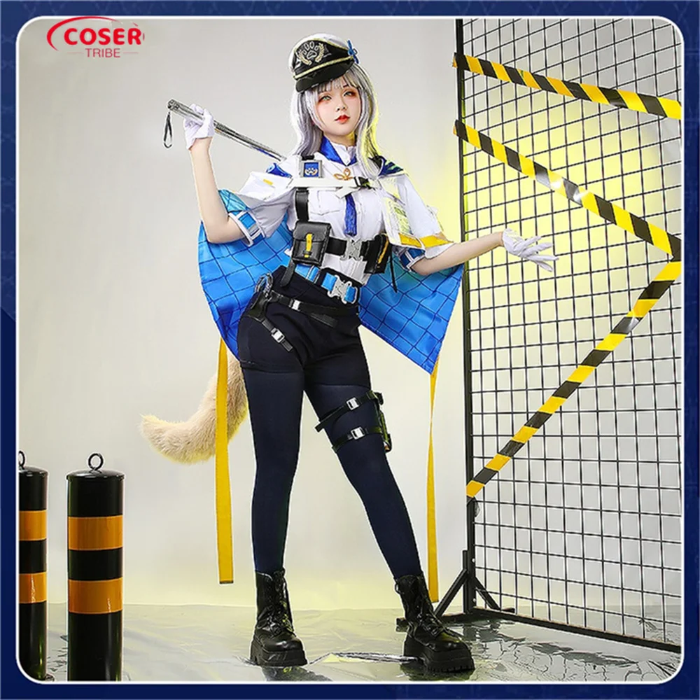 COSER TRIBE Anime Game NIJISANJ Leaf Glass playful Brilliant Performance Halloween Carnival Role CosPlay Costume Complete Set