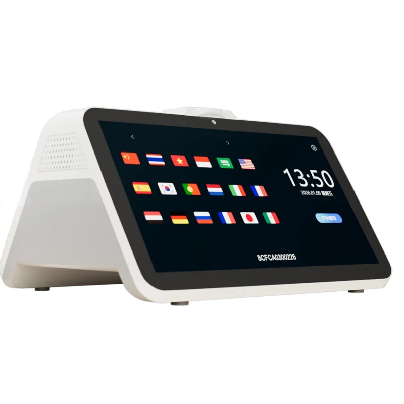 10.1 Desktop Smart AI Translator with 70+ Languages Touch Screen Android 11.0 Simultaneous Interpretation