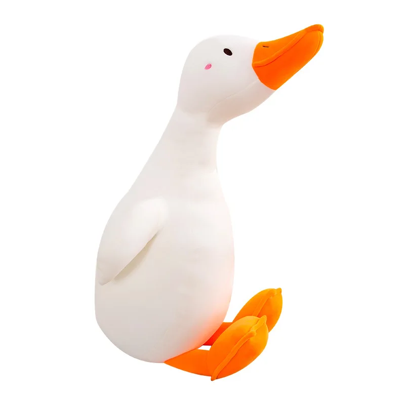 65cm Duck Plush Toy Goose Dolls Funny Animal Soft Sleeping Pillow Kids Baby Cushion Plushie Stuffed Toys Christmas Birthday Gift