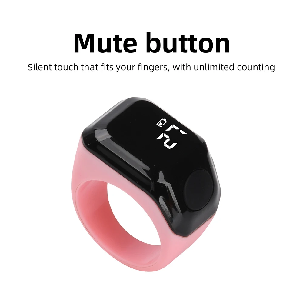 2026 New Smart APP Digital Ring Finger Counter Bluetooth Counting Ring Time Reminder Portable Wearable Tally Counter