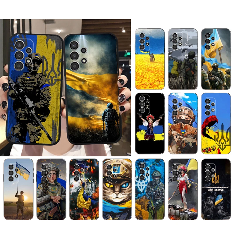 

Ukraine Flag Phone Case For Samsung Galaxy A52S A04S A21S A33 A23 A13 A14 A32 A52 A53 A54 A51 A71 M51