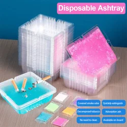 Portable Disposable Ashtray, Anti-smoke and Odor Removal, Quick Cigarette Extinguishing, Smoke Purification, Ashtray Set