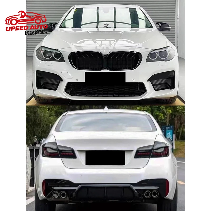 Suitable for Body Kit BMW 5 Series F10 F18 11-17 Modified New Style M5 Front Rear Bumper Side Skirt Tail Throat Car Accessories view 2