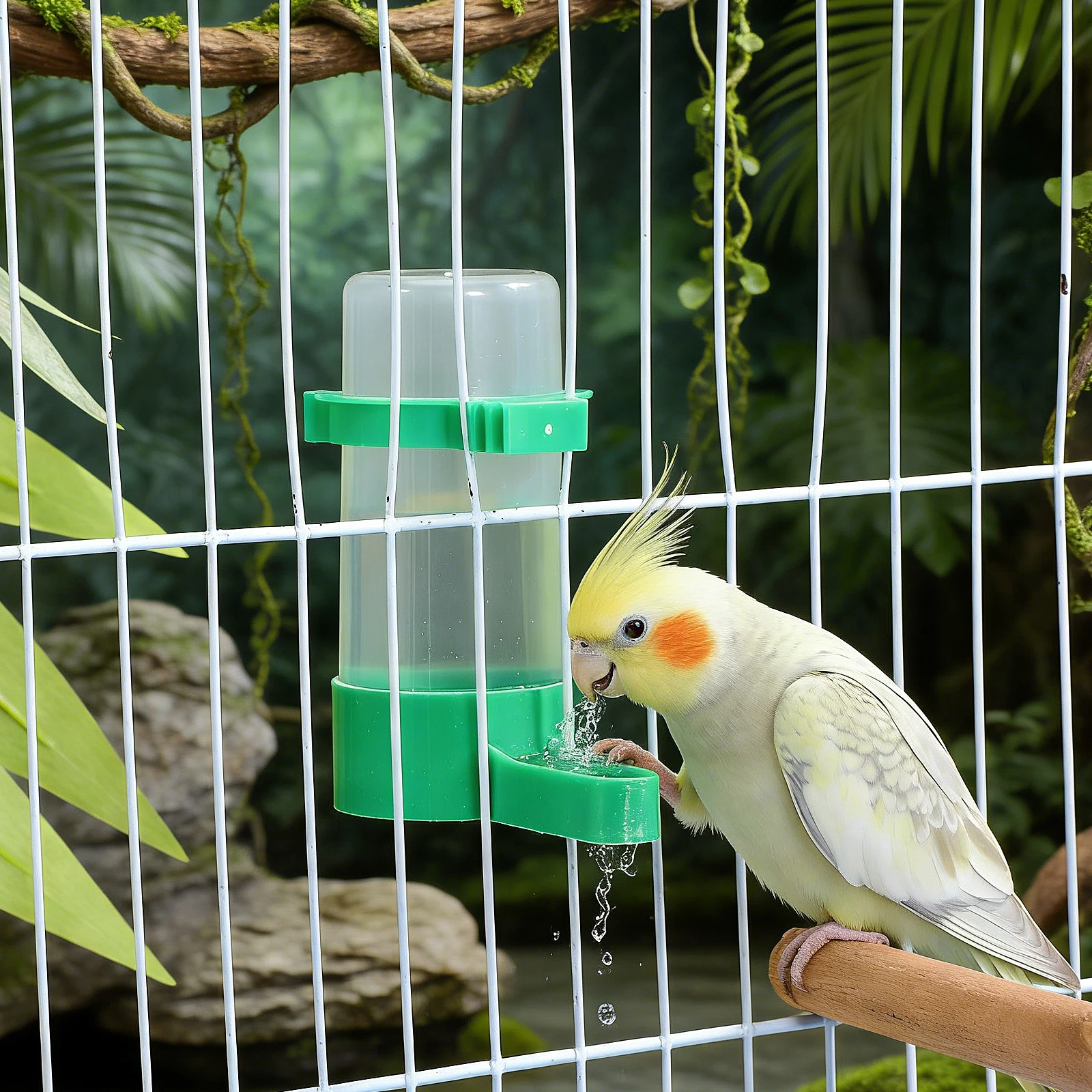 

10pcs Automatic Waterer For Birds 1.2 Inch Outlet Durable Pigeon Drinking Bowl Bright Design Pet Hydration Solution Pigeon Water