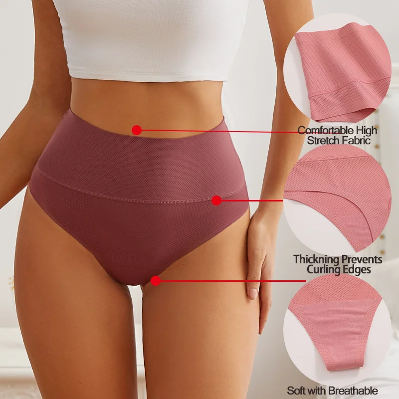 High Waist Butt Lifter Women\'s Thong S-XXXL Panties Sexy Tummy Control Belly Shaping Cincher Lingerie Female Slimming Shapewear