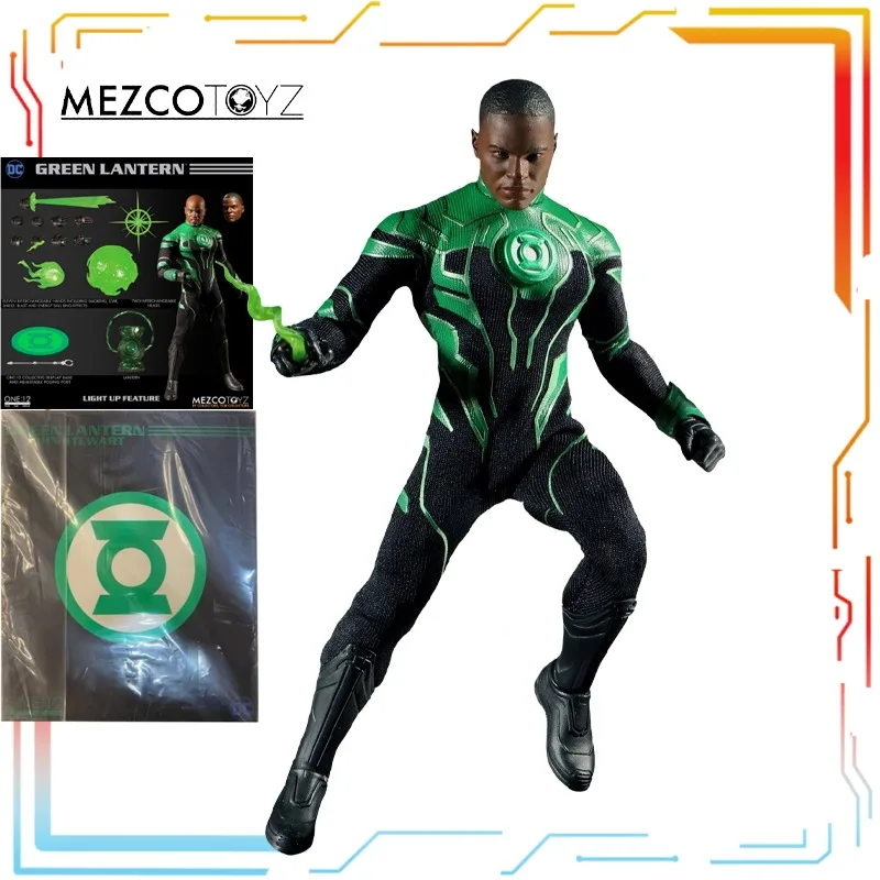 MEZCO Originele 1/12 Eindproduct Beweegbare Prachtige Beeldje Serie Groene Lantaarn Anime Speelgoed Model Festival Cadeau voor Jongens