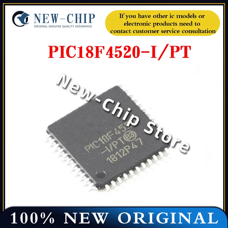 

2 шт.-50 шт./лот PIC18F4520-I/PT PIC18F4520 QFP44 новый оригинальный