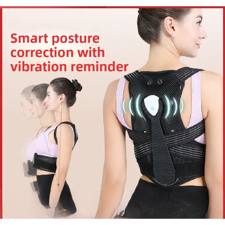 

Smart Vibration Posture Corrector, Hunchback Correction Belt, Summer Children's Stretching Posture Belt