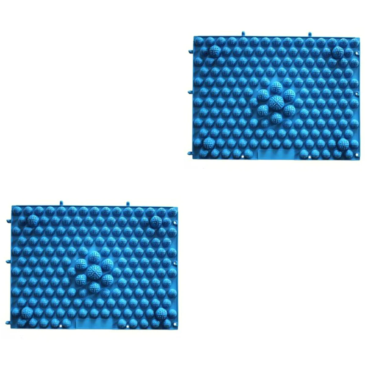 2pcs Reflexology Foot Massage Pad Blood Circulation Acupressure Mat Feet Massaging Plate (Blue) foot massage mat