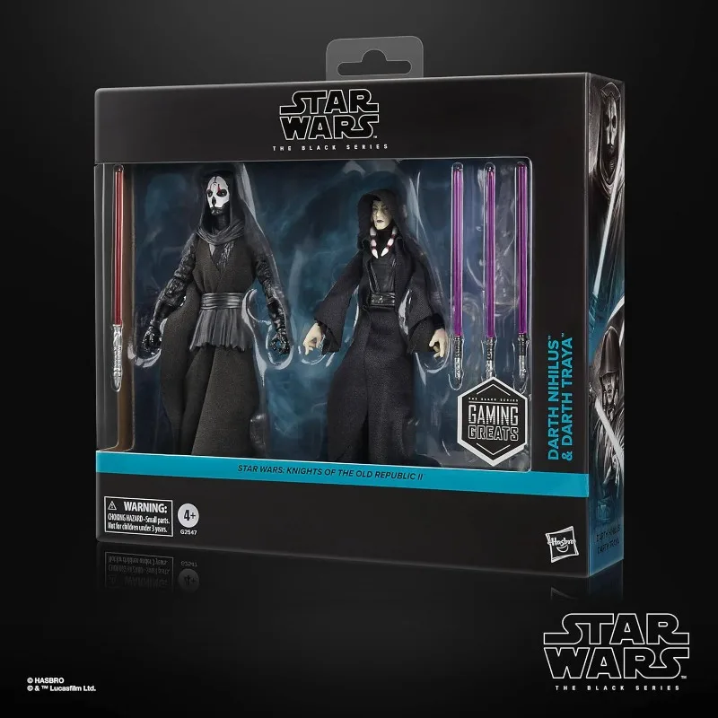 Genuine Hasbro Star Wars Black Series KOTOR II Darth Nihilus & Darth Traya 6-Inch 2-Pack Figure Set Collectible Model in Stock - view 5