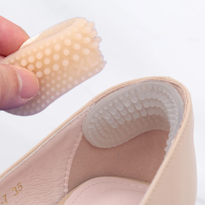

Upgrade Silicone Heel Stickers Heels Grips for Women Men Anti Slip Heel Cushions Non-Slip Inserts Pads Foot Heel Care Protector