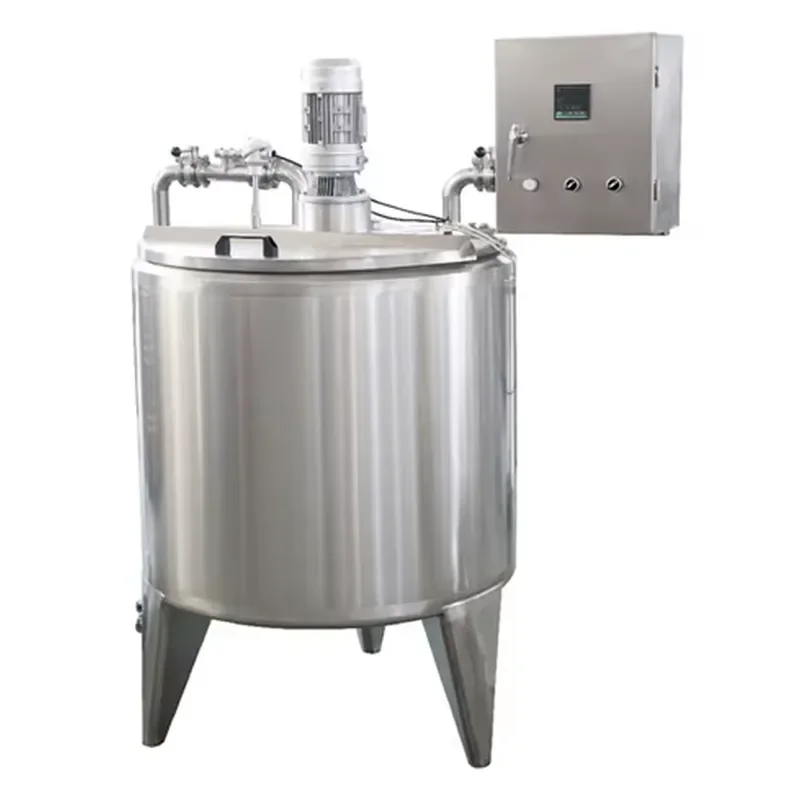 Stainless Steel Mixer Homogenizer Syrup Carbonated Beverage Mixing Tank 1000-16000L Capacity 380V Industrial Grade