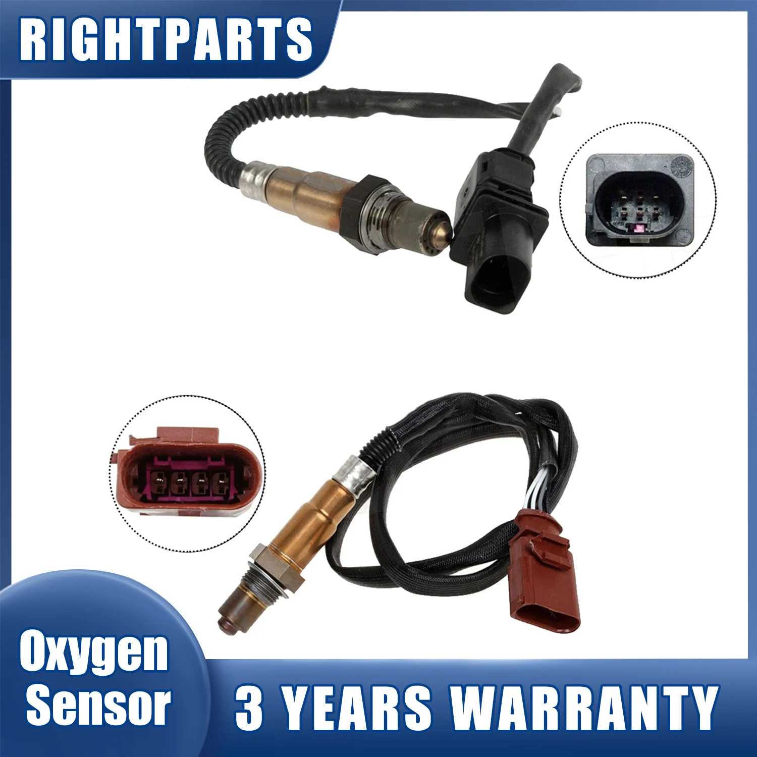 

New Upstream&Downstream Lambda Oxygen O2 Sensor 92068286 06G906262C For Audi A4 A4 Quattro 2.0L 2005 2006 2007 2008 2009