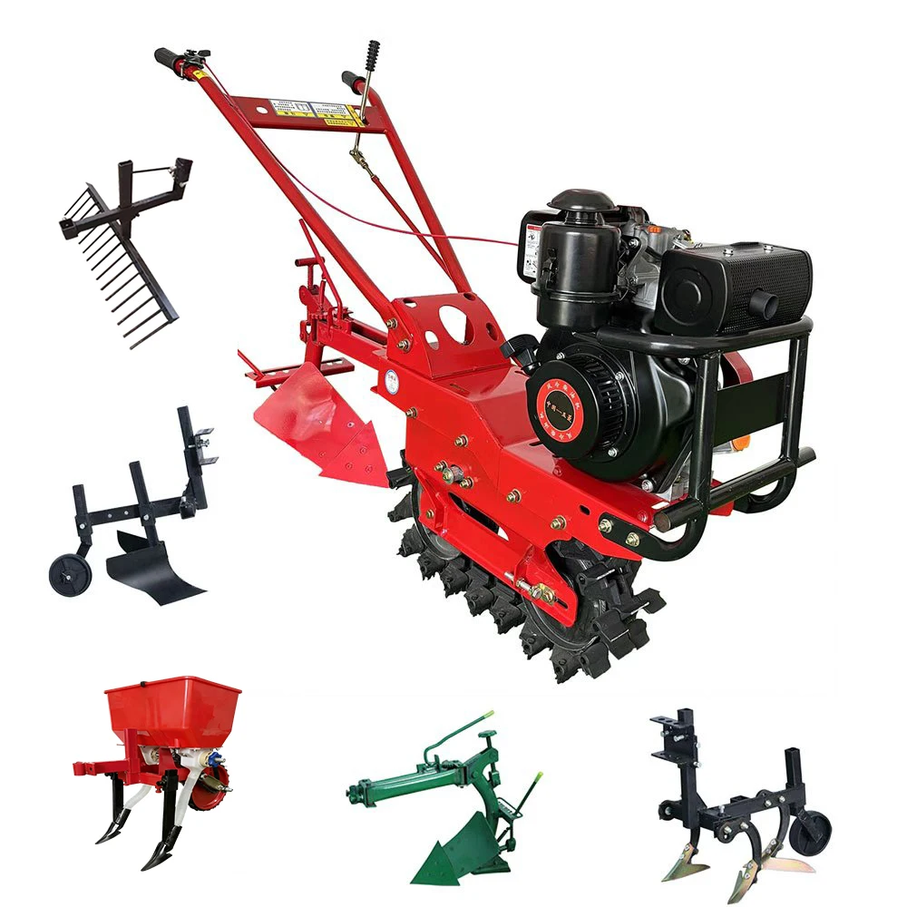 Agricultural Cultivator Machine for Farm Cultivation Use Micro Tiller Machine/mini Rotary Tilling