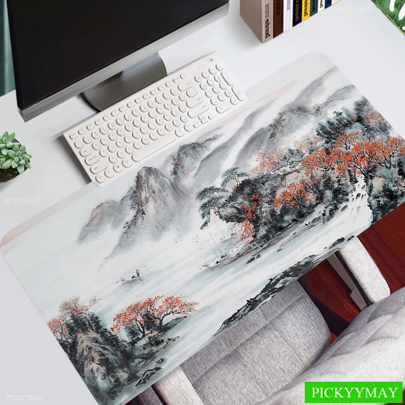 Artistic Painting Office Mouse Pad Gaming Mousepad XXL Mouse Mat Keyboard Mat Desk Mat Table Carpet Mausepad Computer Laptop Pad