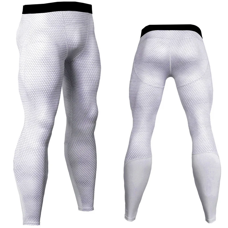 Men\'s Running Tights Compression Sport Leggings Gym Tactical Bottoms Quick Dry Breathable Base Layer Rash guard Male
