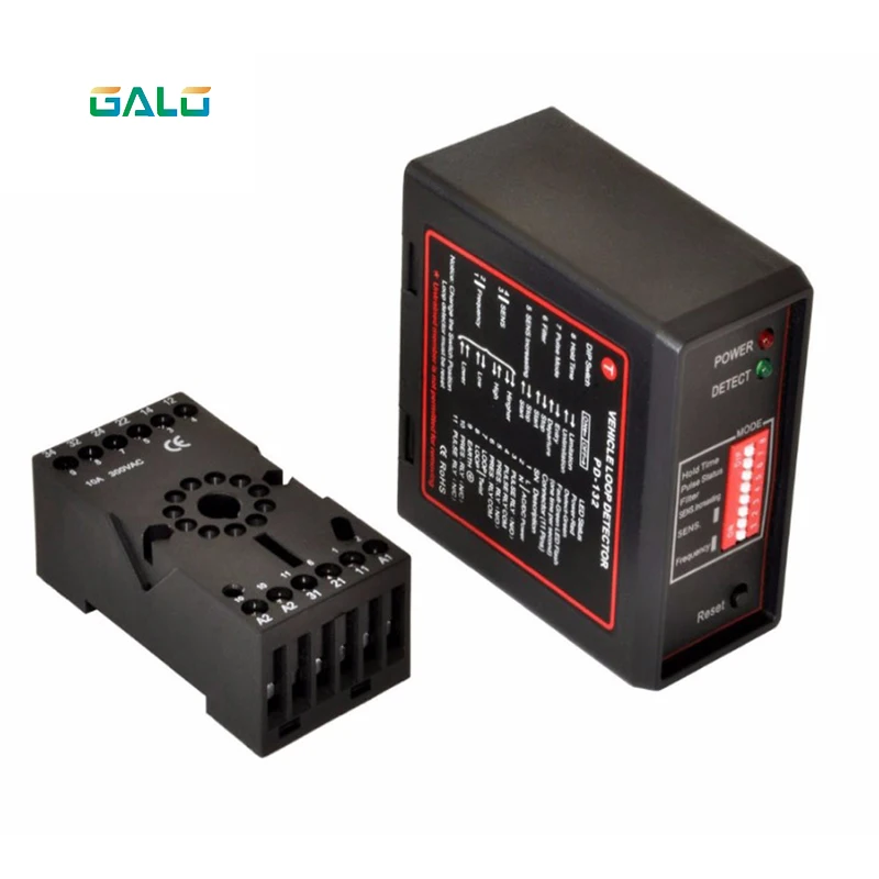 AC110V Vehicle Single Loop Detector For Toll Station/Barrier Boom Gate In Entrance Exit System For Traffic Control