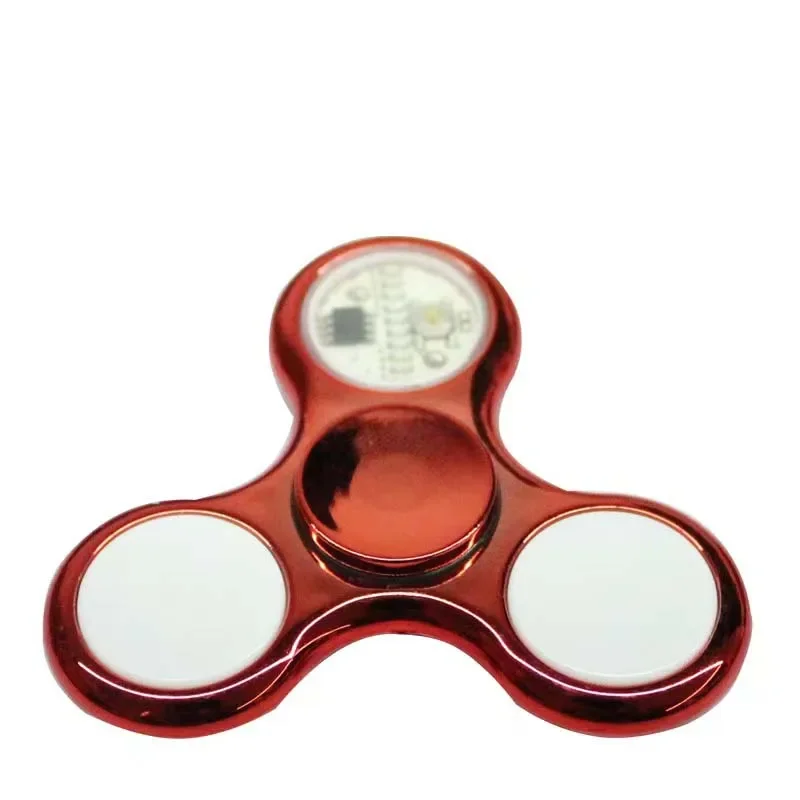Finger Gyro Flash Toys Colorful with Lights Luminous Fingertip Gyro children  Adult Electroplating Luminous