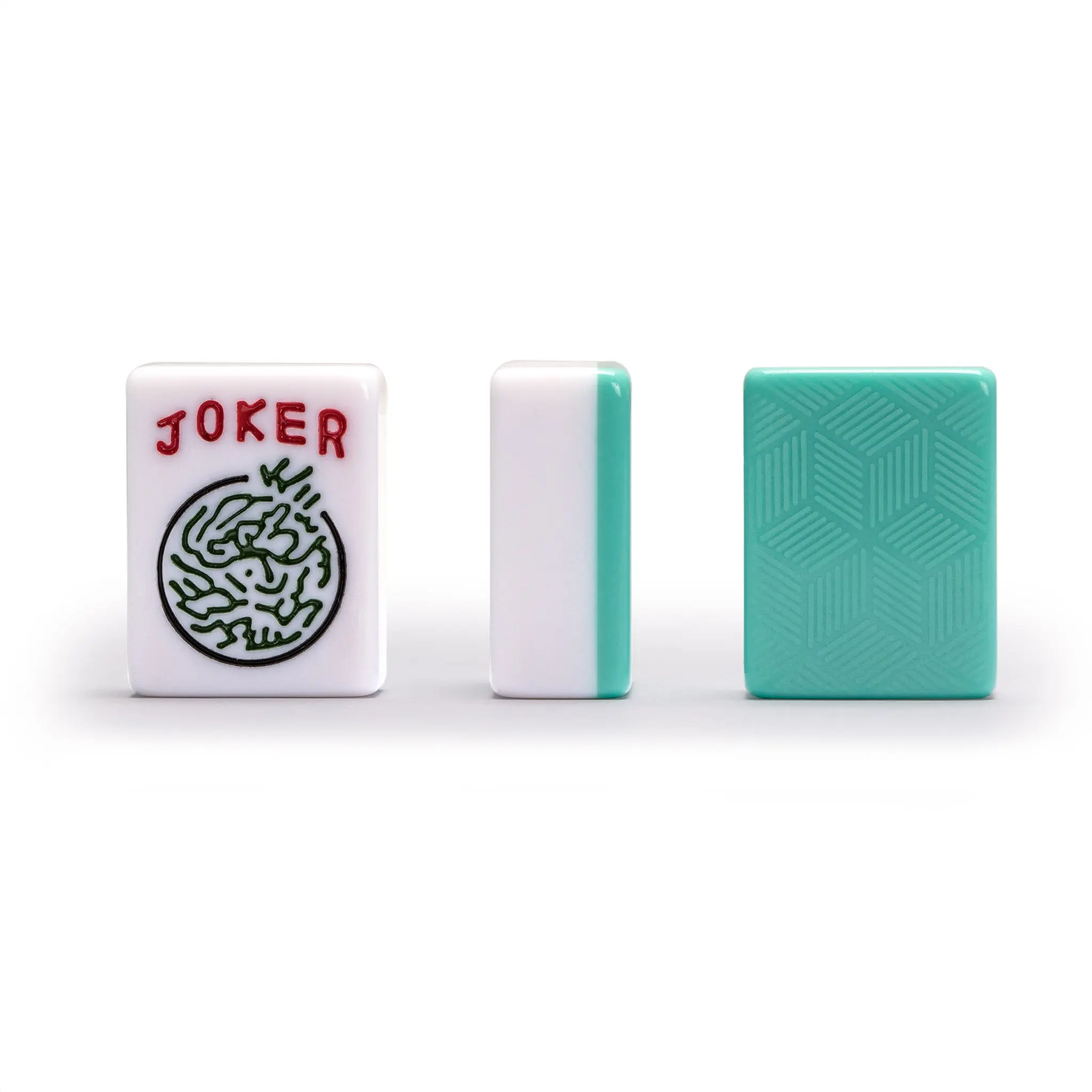

44mm Automatic Mahjong Table Mahjong Tiles Four-player Green Back Melamine Large Mahjong Set 1.6 Inches