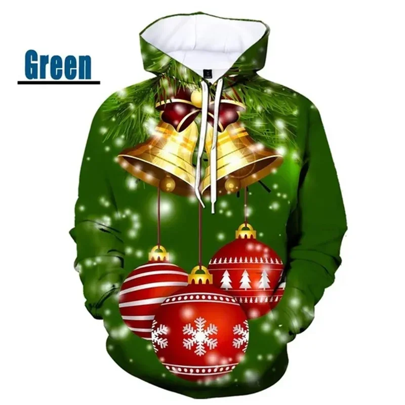 Christmas Graphic Hoodies For Men 3D Merry Christmas Printing New In Hoodie & Sweatshirts Kids Funny Pullovers Women Fashion Top