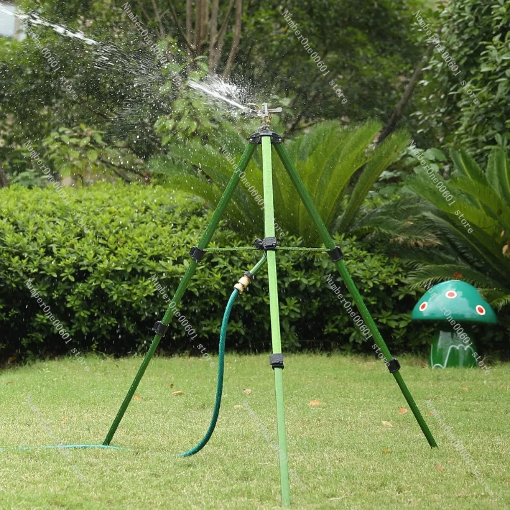 360 ° Rotating Rocker Arm Nozzle Water Bird Tripod Garden Grass Floor Sprinkler Gardening Sprinkler Green Irrigation