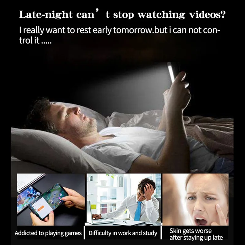 FEB-Smart Time Lock Display LCD Interruttore timer elettronico USB ricaricabile timer lucchetto elettronico da viaggio