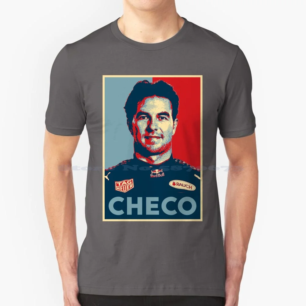 Sergio Perez-Checo T Shirt 100% Cotton Tee Sergio Perez Checo Sergio Michel Pérez Mendoza 11 Checo Kartooromo Gracias Checo