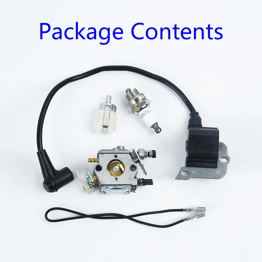 Carburetor Kit for Rancher Chainsaw 50 51 55 Featuring For Ignition Coil and Fuel Filter Replacement 503281504