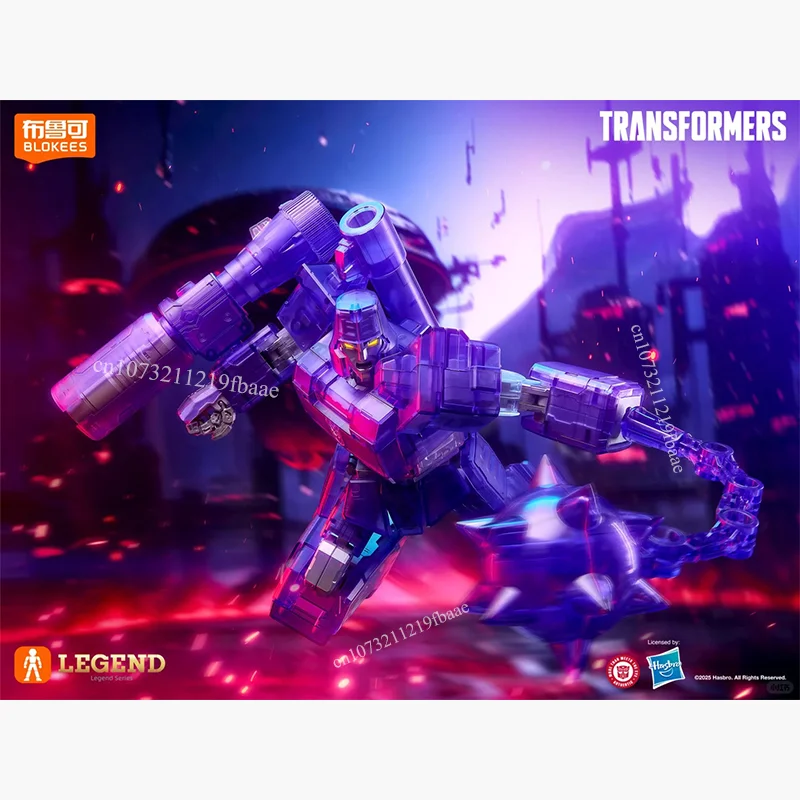 الأصلي Blokees محولات G1 Megatron عمل الشكل لعبة أسطورة الطبعة نسخة شفافة الجمعية أطقم منمذجة الهدايا #5