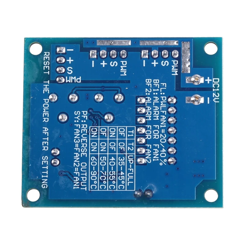 Fan Temperature Control PWM Speed Controller Module Alarm Buzzer