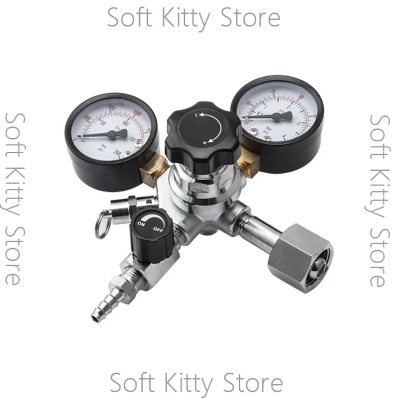 Beer Brewing Equipment Draft Beer Machine European Standard Double Stage Carbon Dioxide Regulator Pressure Reducing Meter