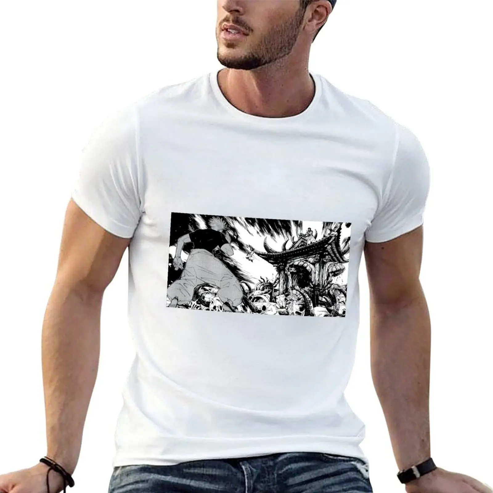 

Gojo funny vs t shirts cotton 100% t shirts Sukuna T-Shirt cotton