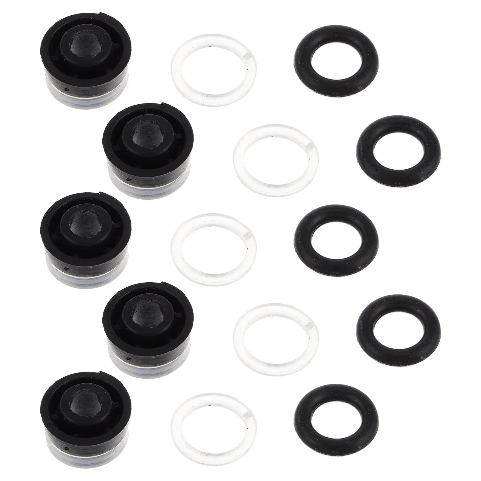 5 Sets of Hydraulic Floor Jack Oil Seal Replacement Kit High Sealing Performance Jack Oil Gasket for Various Hydraulic Jacks