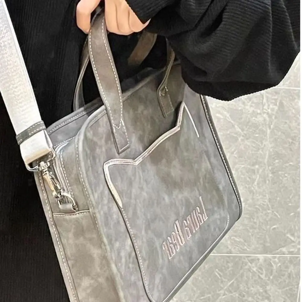 كمبيوتر محمول بسيط من جلد البولي يوريثان 13 14 15.6 16 بوصة حقيبة كمبيوتر محمول ذات سعة كبيرة مقاومة للصدمات مع أشرطة حافظة واقية للكمبيوتر #2