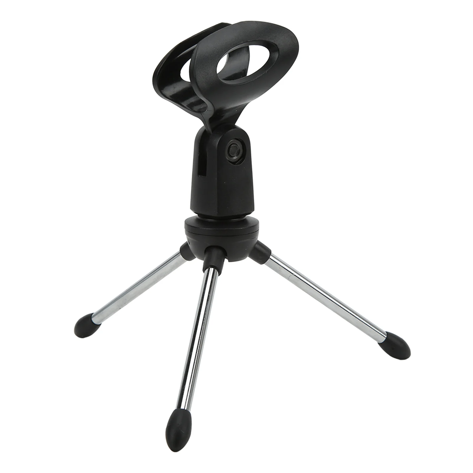 Desktop-Mikrofonständer, rutschfestes Pad, stoßfester Tisch-Mikrofonständer, gute Flexibilität, 5/8 Zoll Gewinde mit Mikrofonclip für Konferenzen