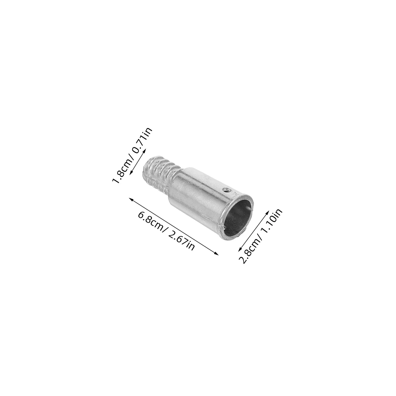 10Pcs Metal Threaded Broom Handle Connector Thread Extension Pole Adapter Mop Push Broom Repair Replacement