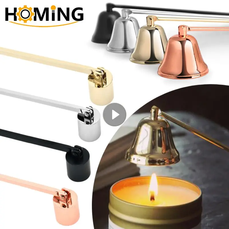 Bell-shaped Candle Extinguisher Candle Wick Cover Anti-smoke And Smell Candle Making Kit Accessories Safely Extinguish Xmas Gift